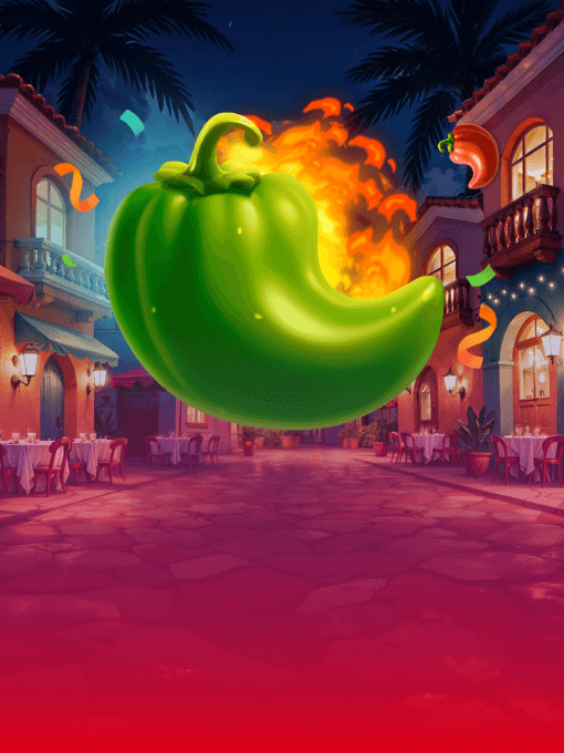 Flaming Peppers Hold and Spin